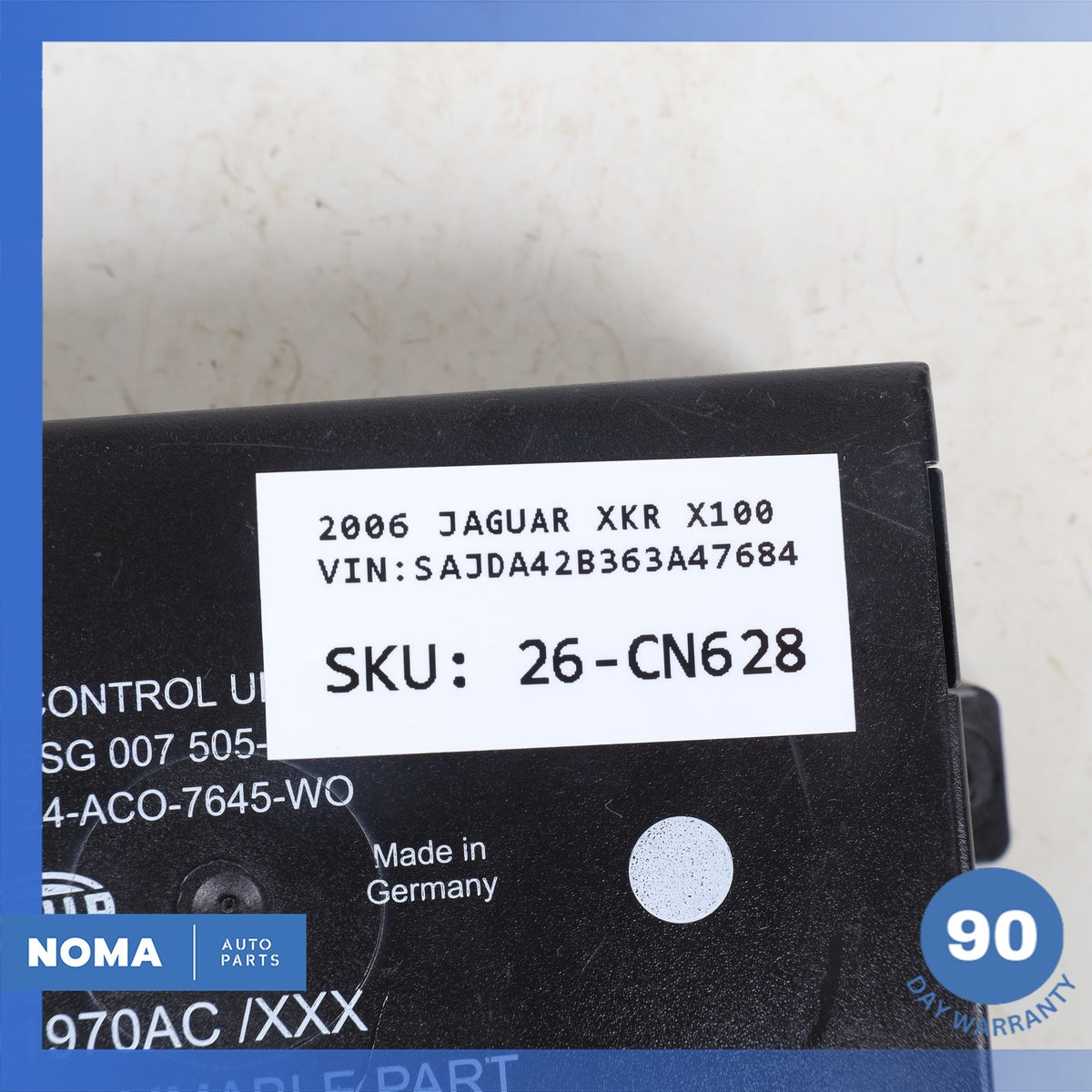 97-06 Jaguar X100 XKR XK8 Adaptive Damping Control Module LJA1970AC OEM 62k - photo 8