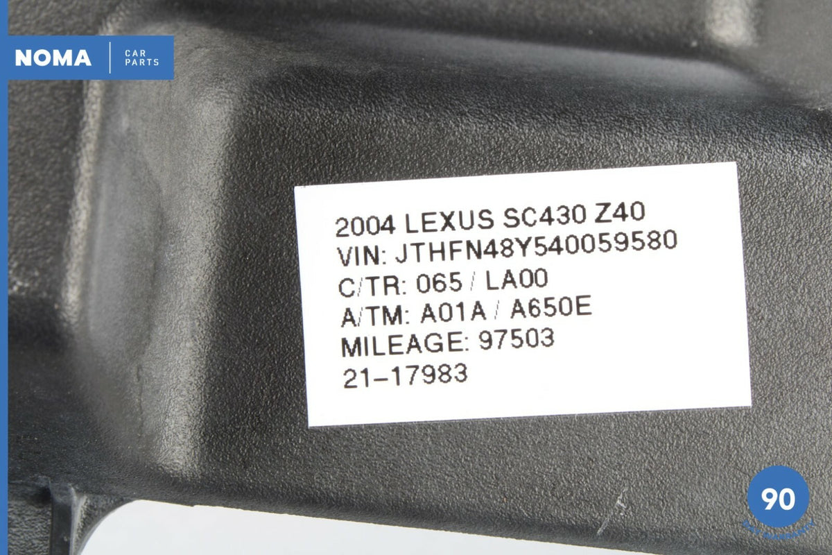 02-10 Lexus SC430 Z40 Master Brake Cylinder Cover Trim Panel 47270-24010 OEM - photo 7