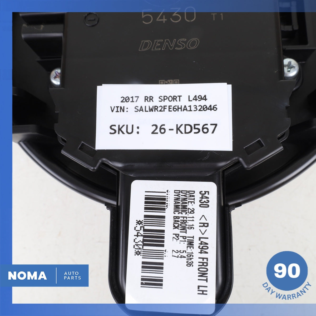 LR Range Rover Sport L494 A/C Air Conditioning Heater Blower Motor OEM - photo 12