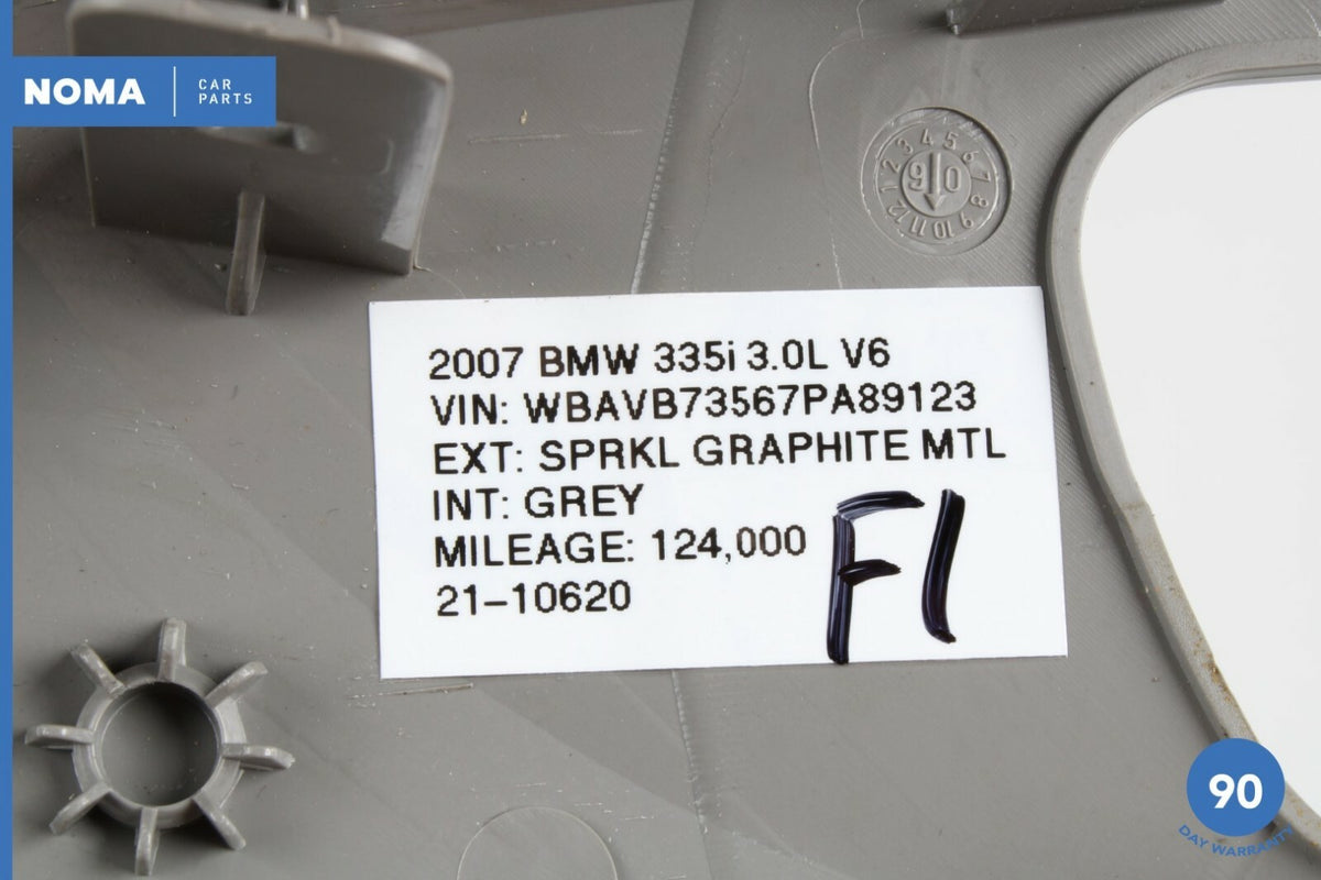 06-11 BMW 335i E90 E91 Front Left Driver Side Outer Seat Switch Cover Panel OEM - photo 12