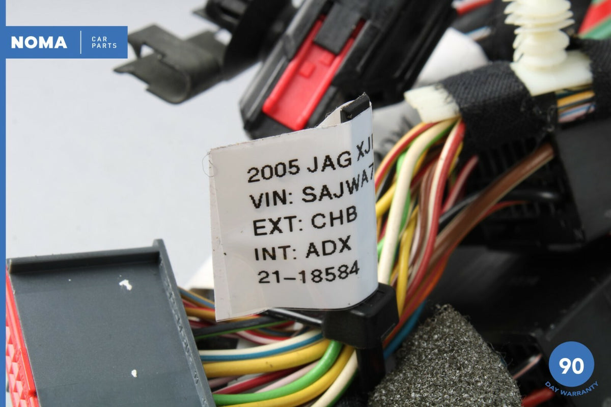 2005 Jaguar XJ8 XJR Vanden Plas X350 Center Console Wire Wiring Harness OEM - photo 8