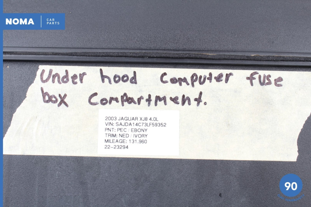 98-03 Jaguar XJ8 XJR VDP X308 Engine Fuse ECM Module Box Cover LNC2410MB OEM - photo 12