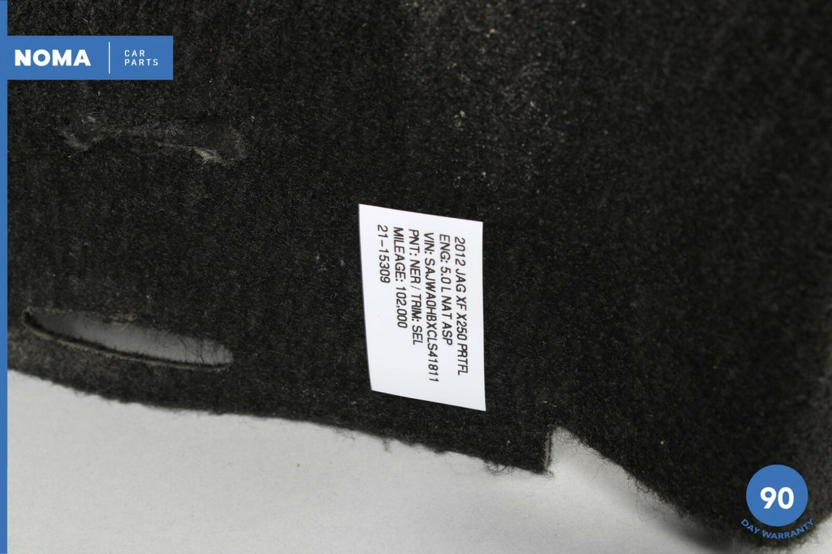 09-15 Jaguar XF XFR X250 Rear Right Passenger Side Trunk Carpet Cover Trim OEM - photo 10