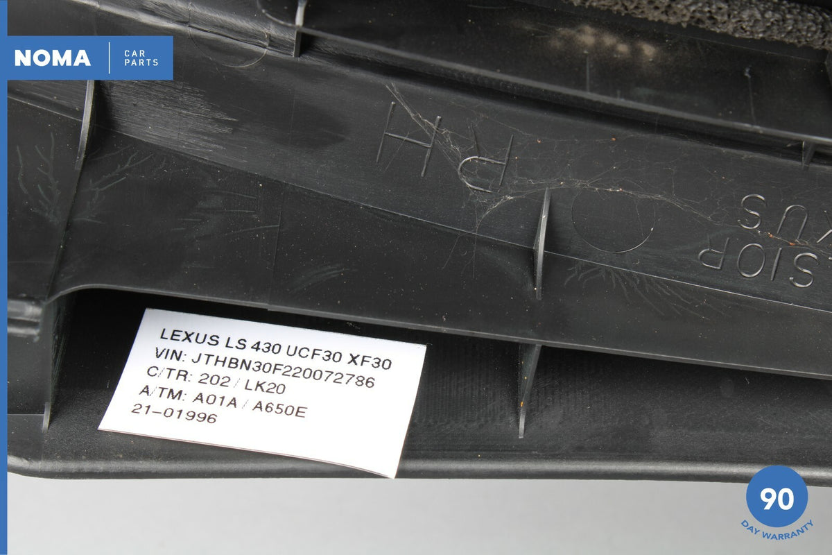 01-03 Lexus XF30 LS430 Rear Right Passenger Door Sill Scuff Plate Trim OEM - photo 11