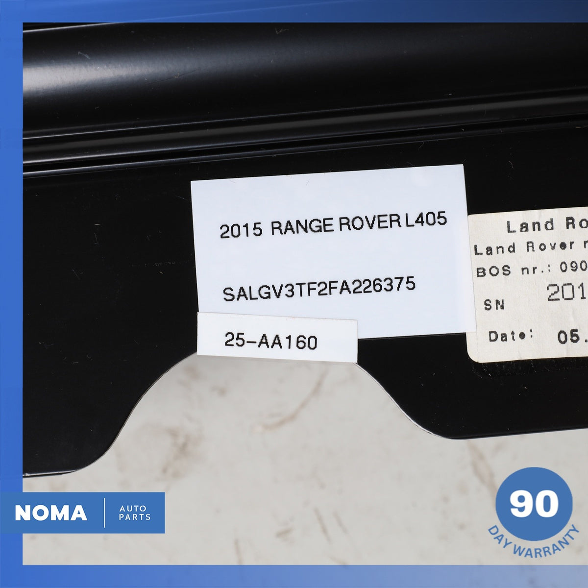 14-22 LR Range Rover L405 LWB Rear Right Door Window Sun Shade Blind OEM - photo 20