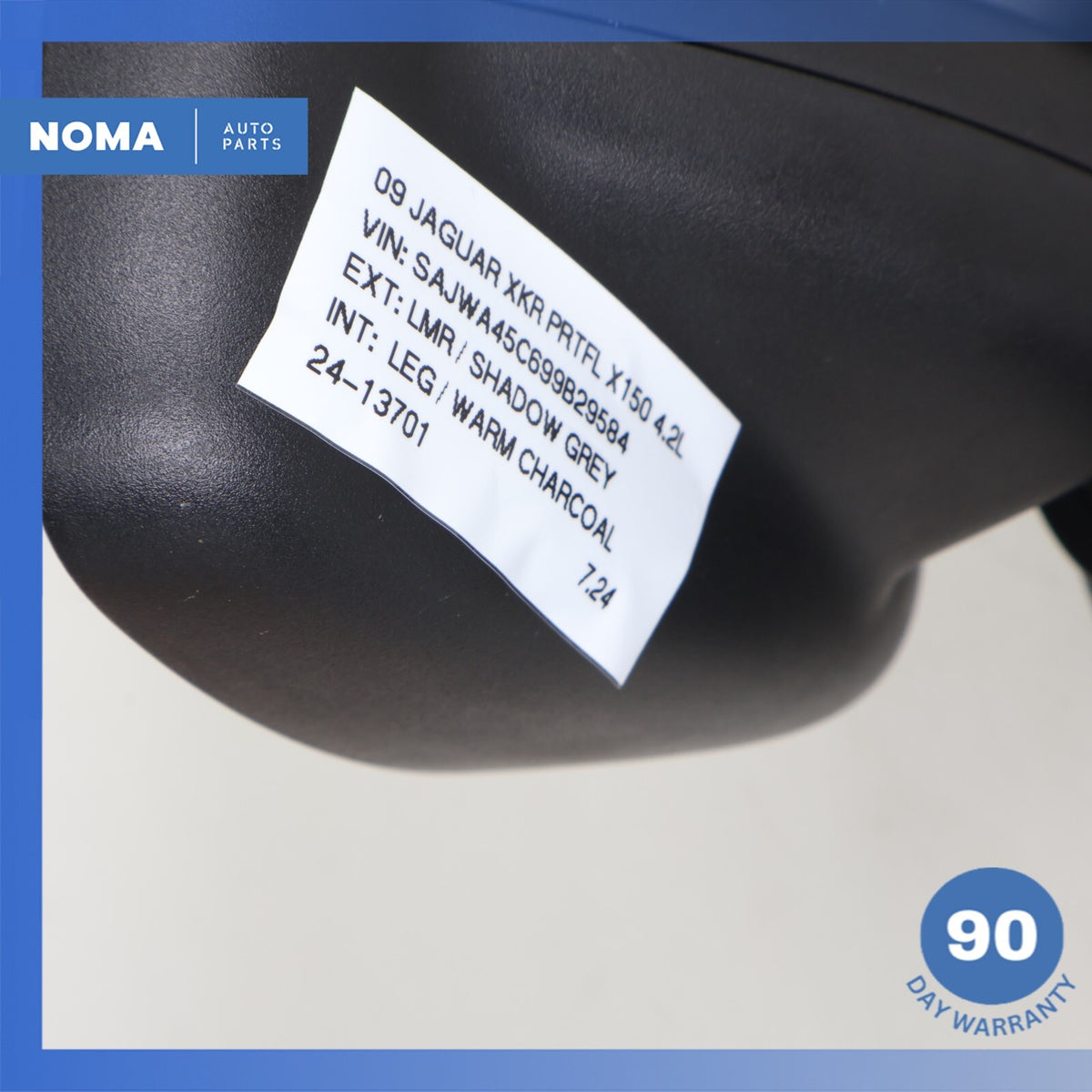 2009 Jaguar X150 XKR XK Interior Rear View Mirror Black 6W9317E678AB OEM - photo 12