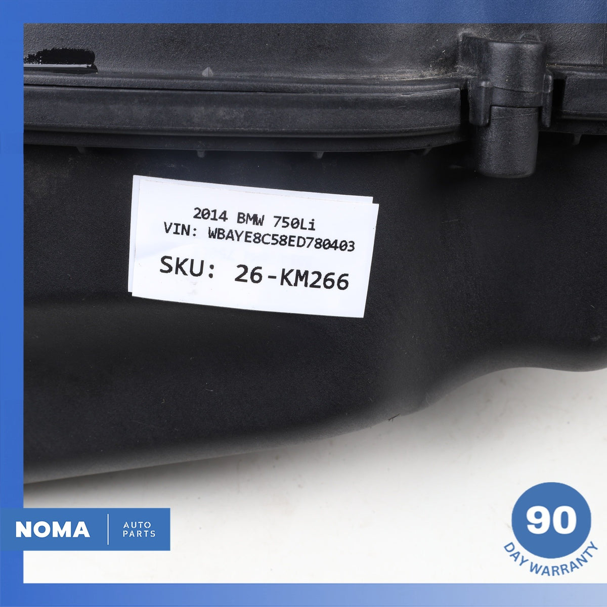 BMW F02 750i 4.4L V8 N63 Left Air Intake Filter Cleaner Box OEM - photo 22