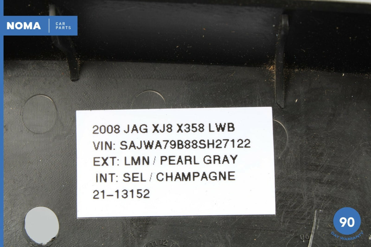 04-09 Jaguar XJ8 XJR VDP X350 X358 Trunk Boot Latch Lock Cover Trim Panel OEM - photo 10