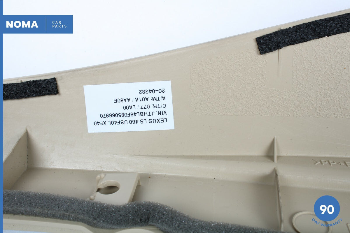 07-12 Lexus XF40 LS460 Rear Right Passenger Side Door Trim Panel 67721-50091 OEM - photo 8