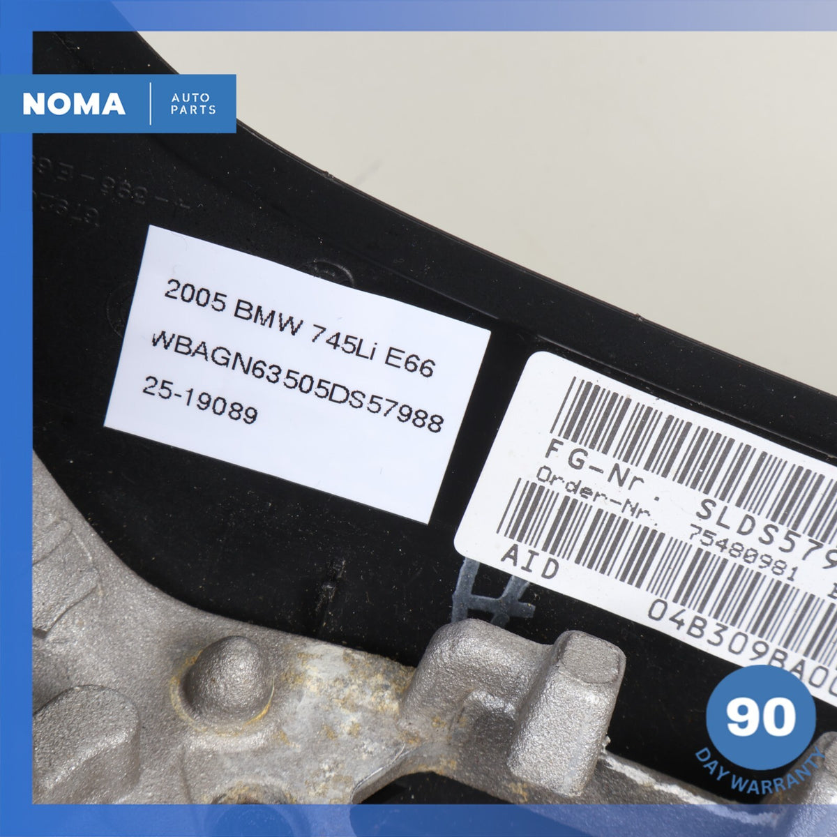 2005 BMW E66 745Li Steering Wheel Black 32346761747 OEM - photo 23