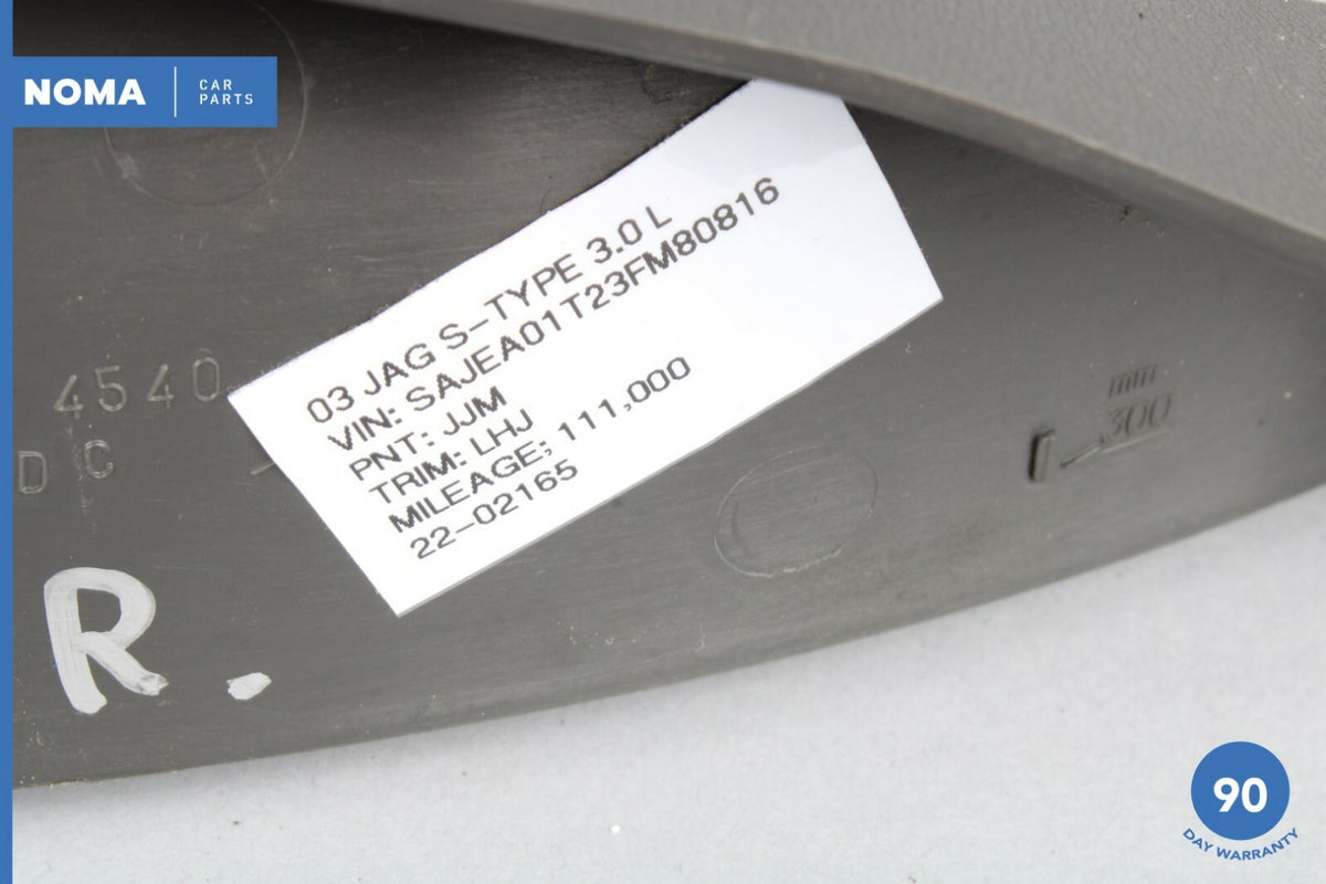 00-04 Jaguar S-Type X202 Rear Right Side Door Step Scuff Sill Plate Trim LHJ OEM - photo 11