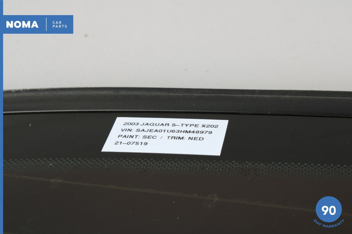 03-04 Jaguar S-Type X202 Rear Windshield Heated Glass w/ Tint 2R83F422A12AD OEM - photo 7