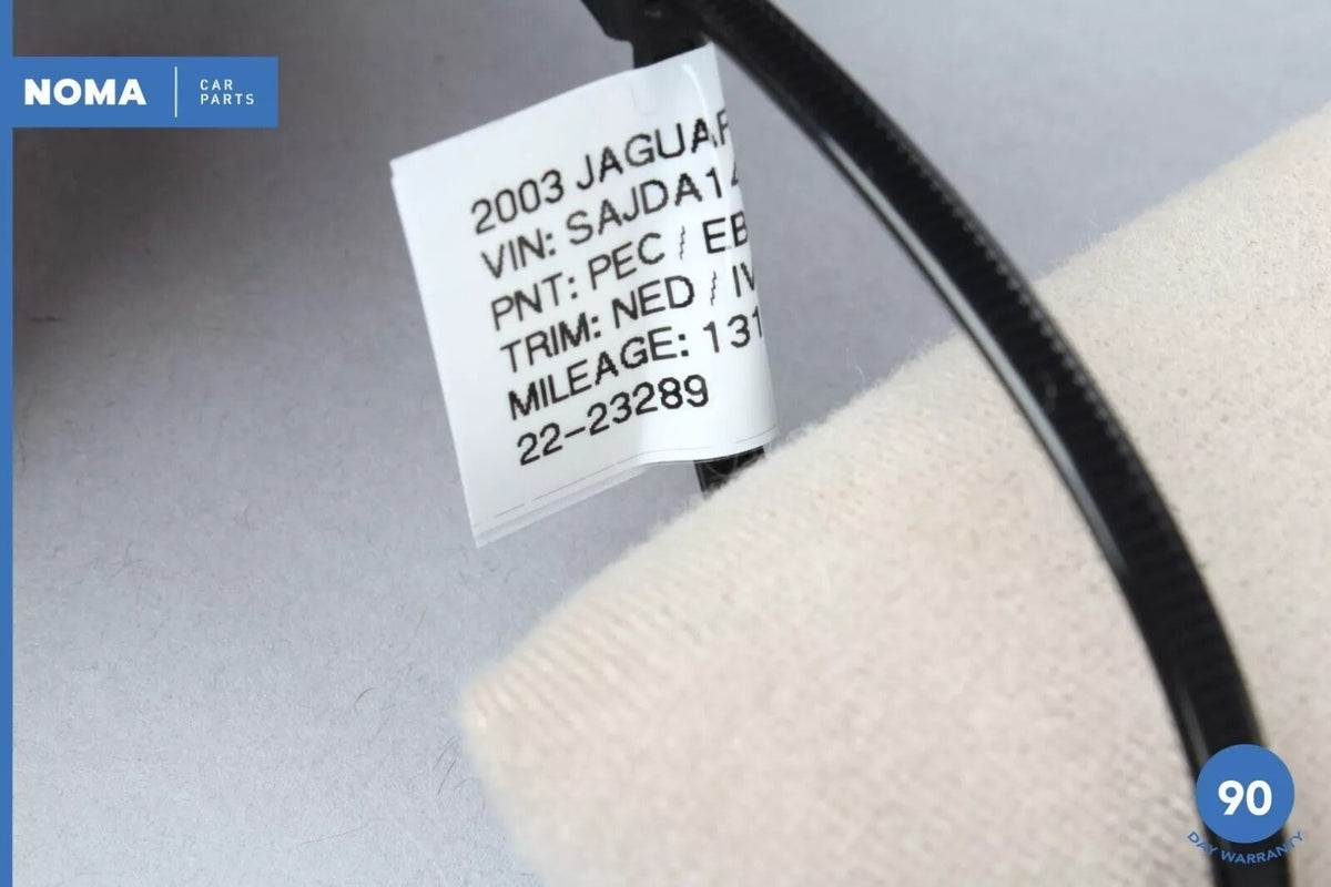 98-03 Jaguar X308 XJ8 XJR VDP Right Passenger Side Sun Visor Shade Beige OEM - photo 12