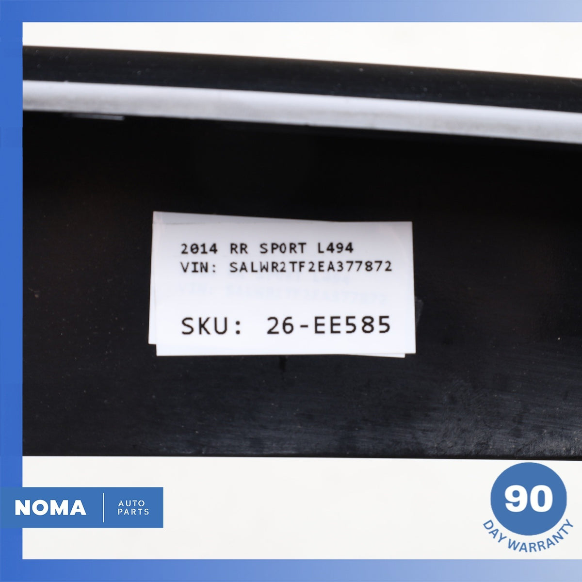 14-22 Range Rover Sport L494 Trunk Bezel License Plate Molding DK6240406DA OEM - photo 17
