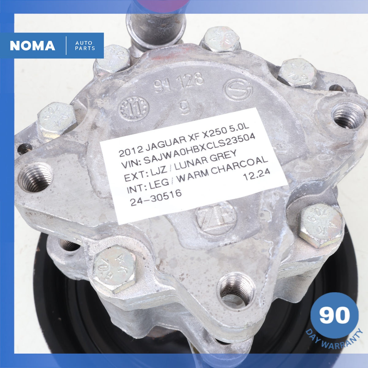 10-19 Jaguar X250 XF 3.0L 5.0L Power Steering Pump Assembly 8W933D673DA OEM - photo 11