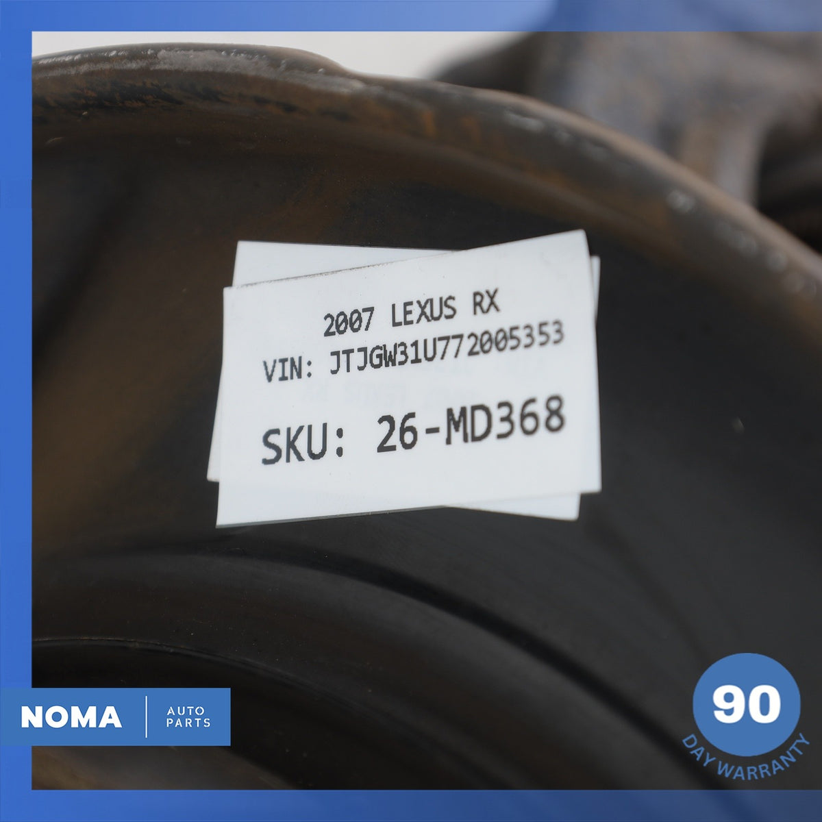 2008 Lexus MHU33 RX400h Rear Left Spindle Knuckle Hub w/ Shield OEM - photo 12