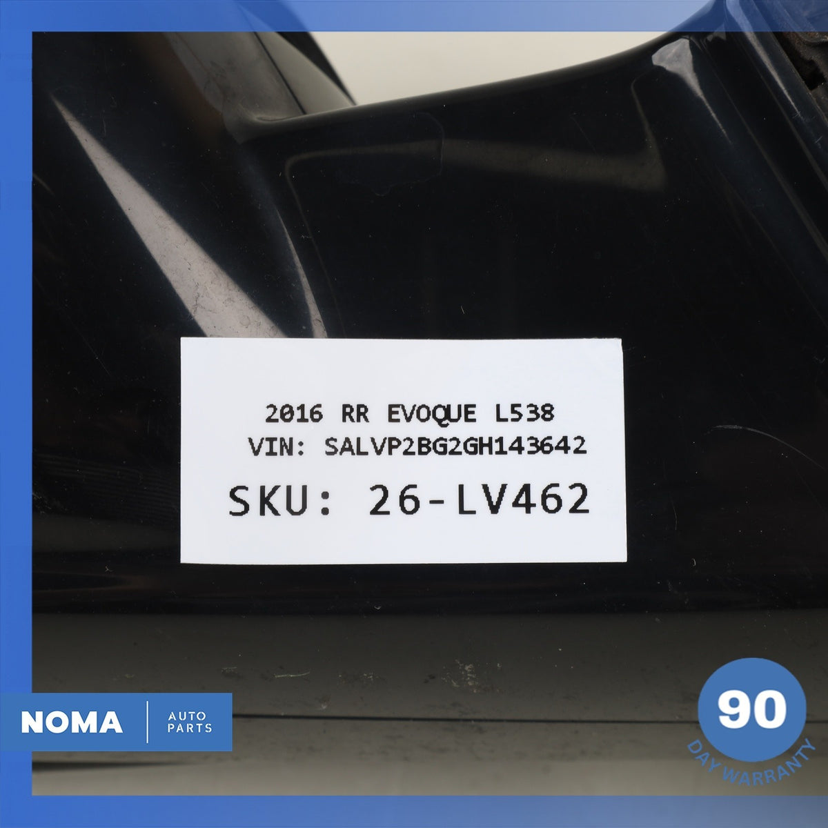 16-19 Range Rover Evoque L538 Left Rear View Mirror w/ Blind Spot OEM - photo 24