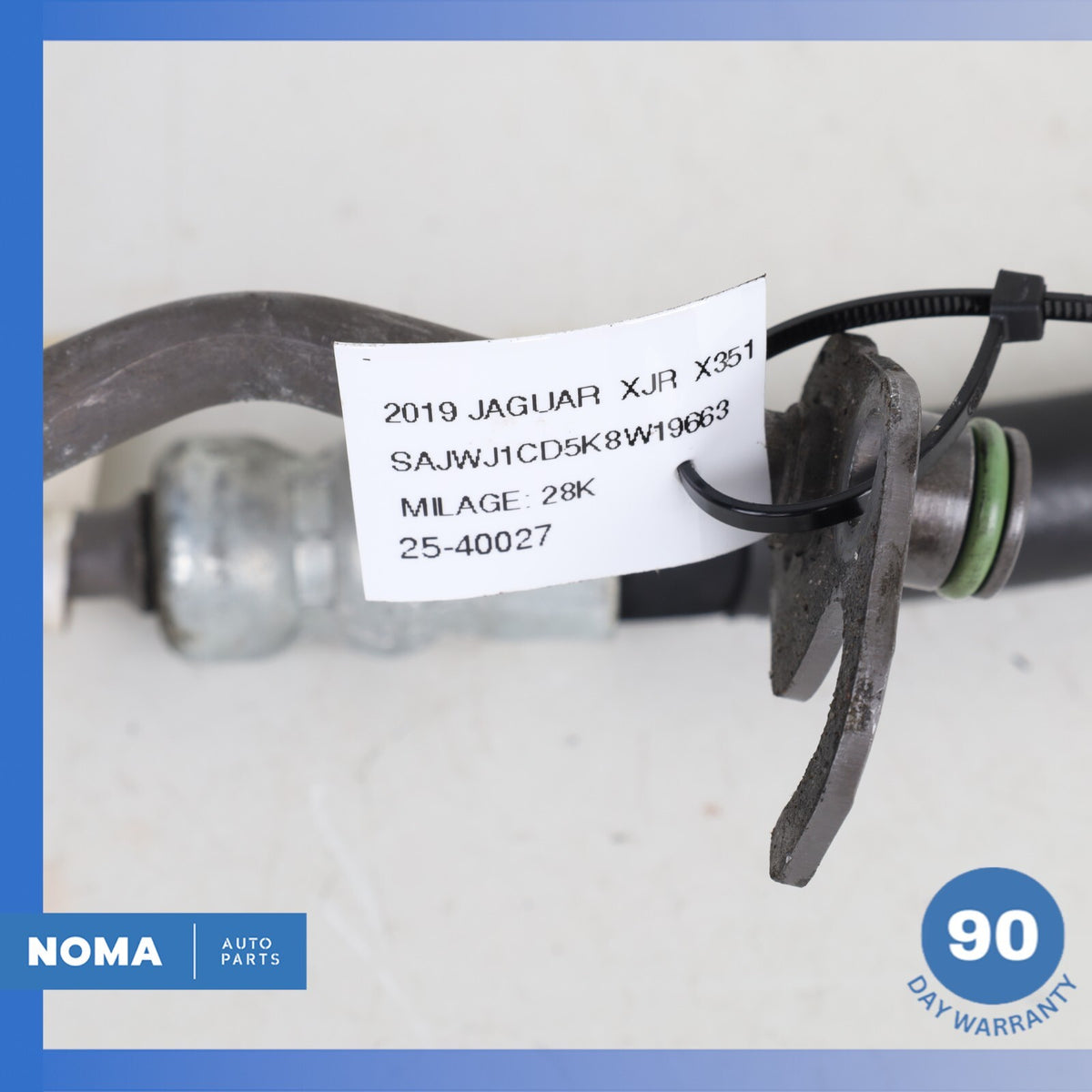 2019 Jaguar X351 XJ Power Steering Pressure Hose Line C2D38624 OEM 28k - photo 9
