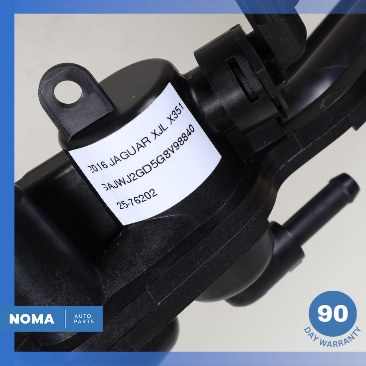 13-23 Jaguar X351 XJL Thermostat Housing Water Outlet Pipe DX2318N348AB OEM - photo 16