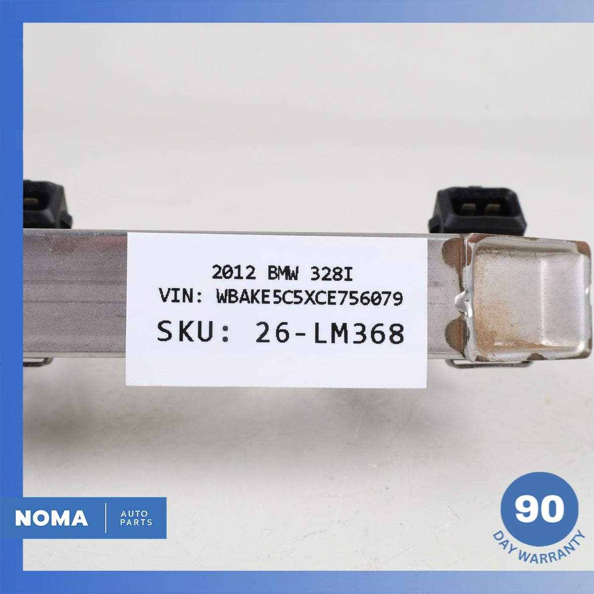 07-13 BMW E90 328i N51 Engine Motor Fuel Injector Rail w/ Injector OEM 75k - photo 14