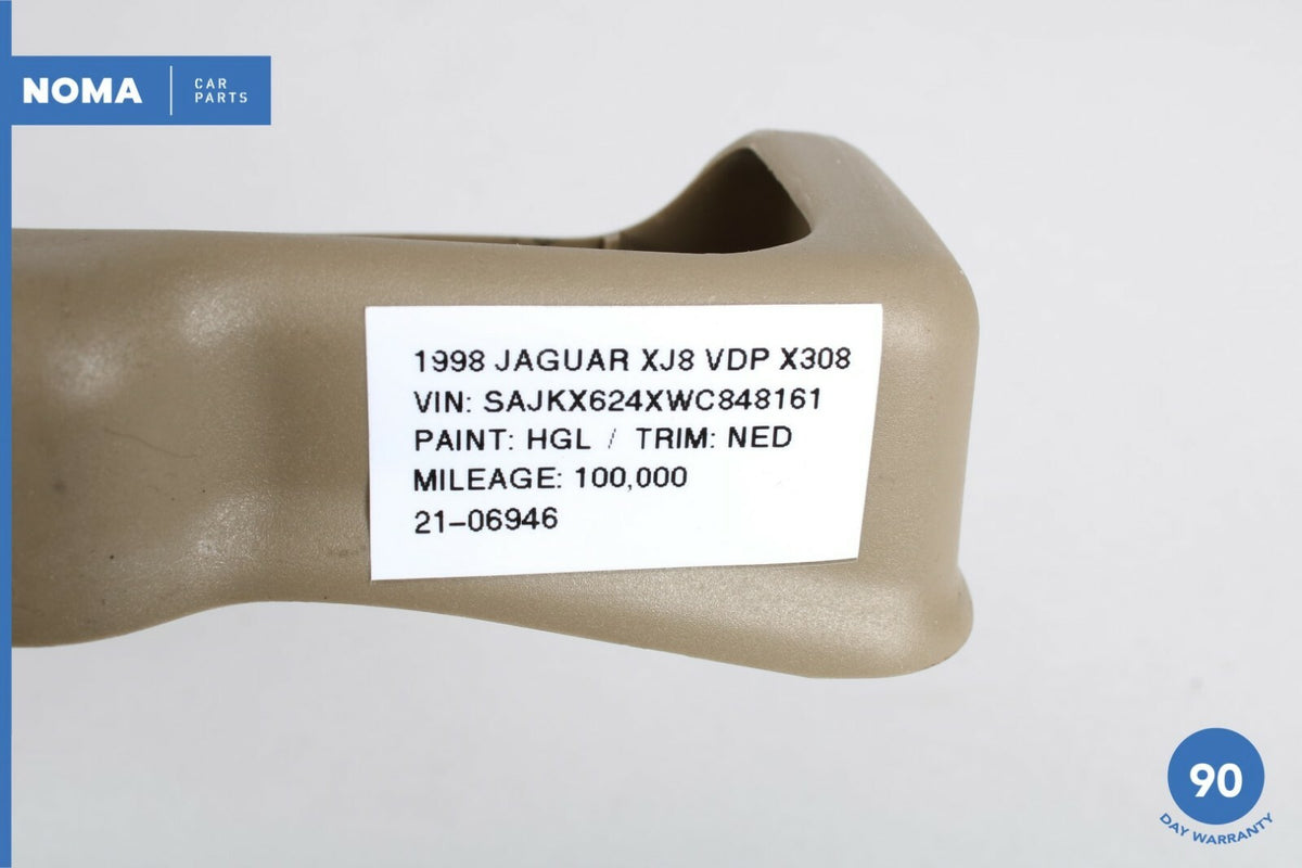 98-03 Jaguar XJ8 XJR VDP X308 Rear Right Seat Rail Catch Cover Trim AEK OEM - photo 6