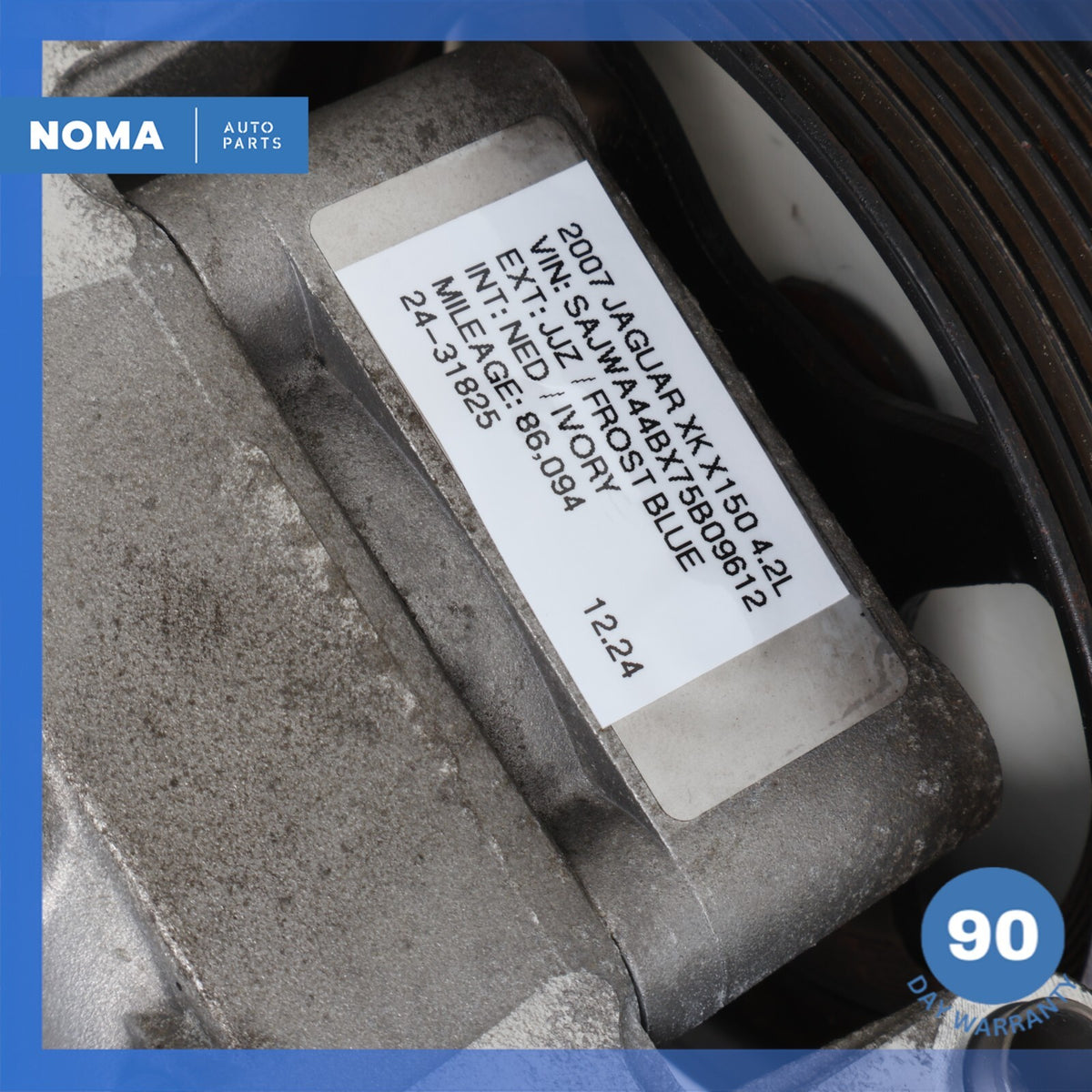 03-10 Jaguar X150 XK XK8 XF XJ8 Power Steering Pump Assembly 2W933A696AD OEM - photo 11