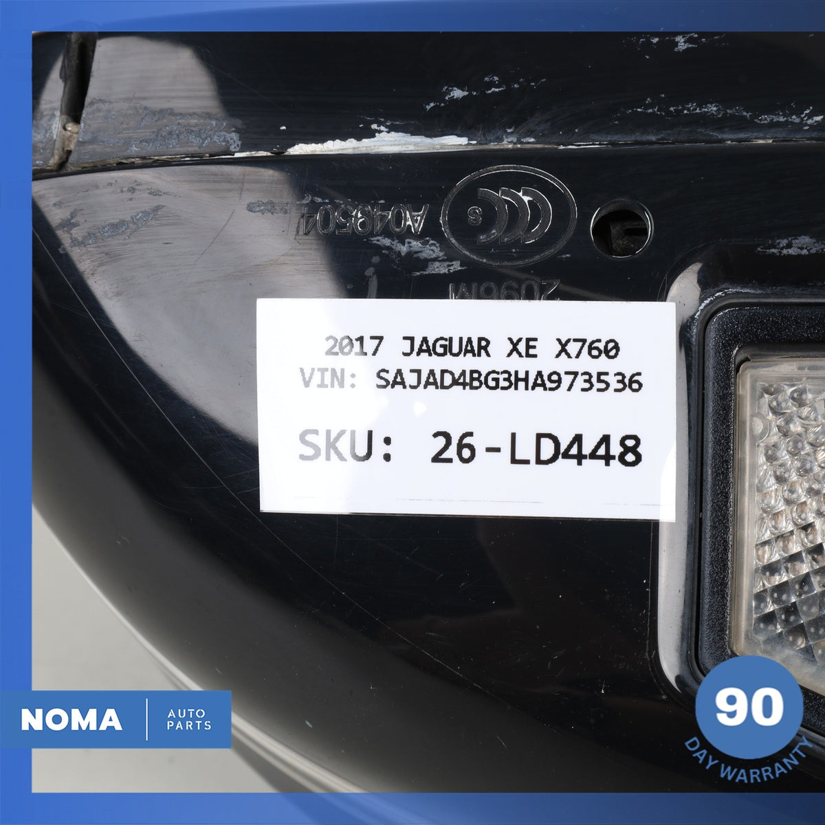 17-19 Jaguar X760 XE Left Side Rear View Door Mirror GX7317E699DA OEM - photo 19