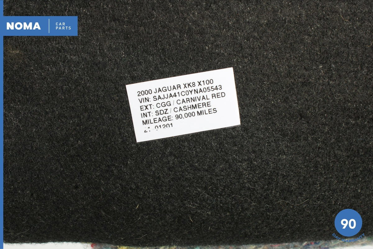 97-00 Jaguar XK8 XKR X100 Coupe Rear Left Side Trunk Carpet Cover Trim OEM - photo 9