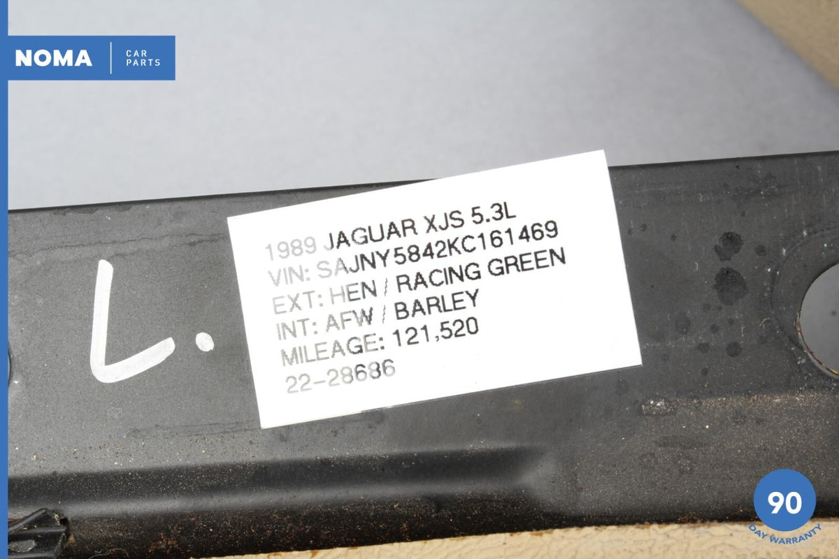 89-91 Jaguar XJS HE Series 2 Left Driver Side B Pillar Seat Belt Trim Cover OEM - photo 11