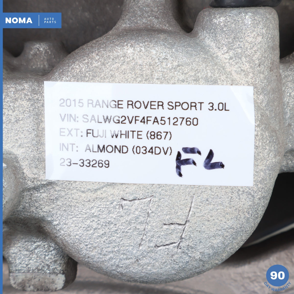 14-20 Range Rover Sport L494 Front Left Side Brake Caliper Cover LR047905 OEM - photo 13