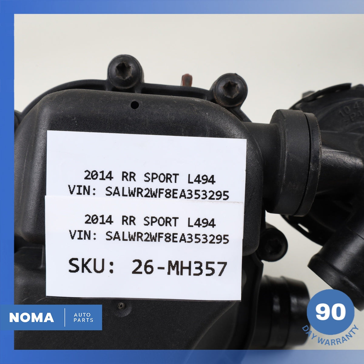 14-24 Range Rover L494 3.0L Inlet Manifold Vacuum Air Chamber Symposer OEM - photo 12