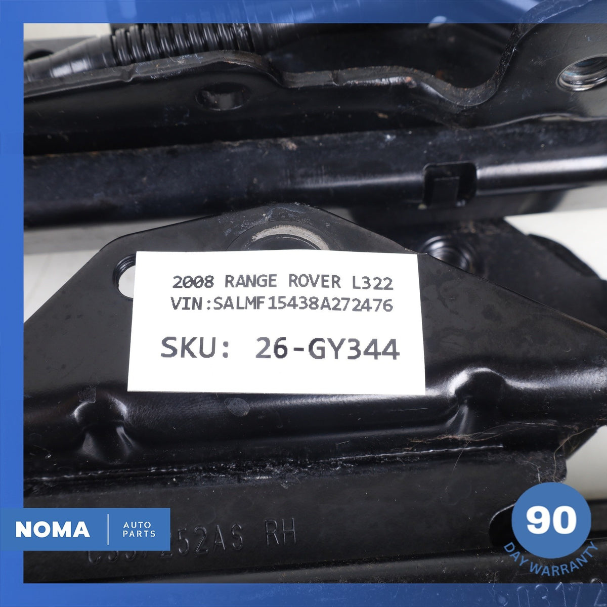 06-09 Land Rover Range Rover L322 Front Right Side Seat Track Frame Rail Set OEM - photo 16