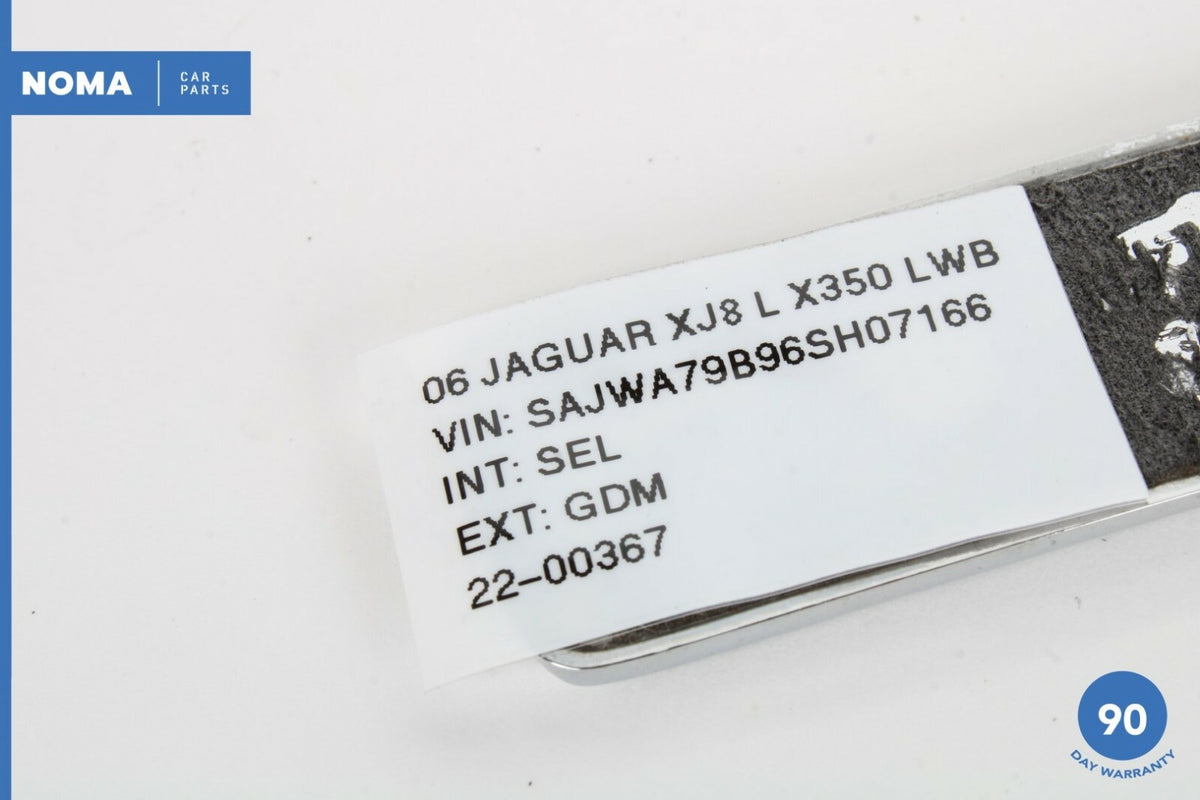 05-09 Jaguar XJ8 Vanden Plas X350 Rear Left Driver Side Trunk Lid Logo Badge OEM - photo 6