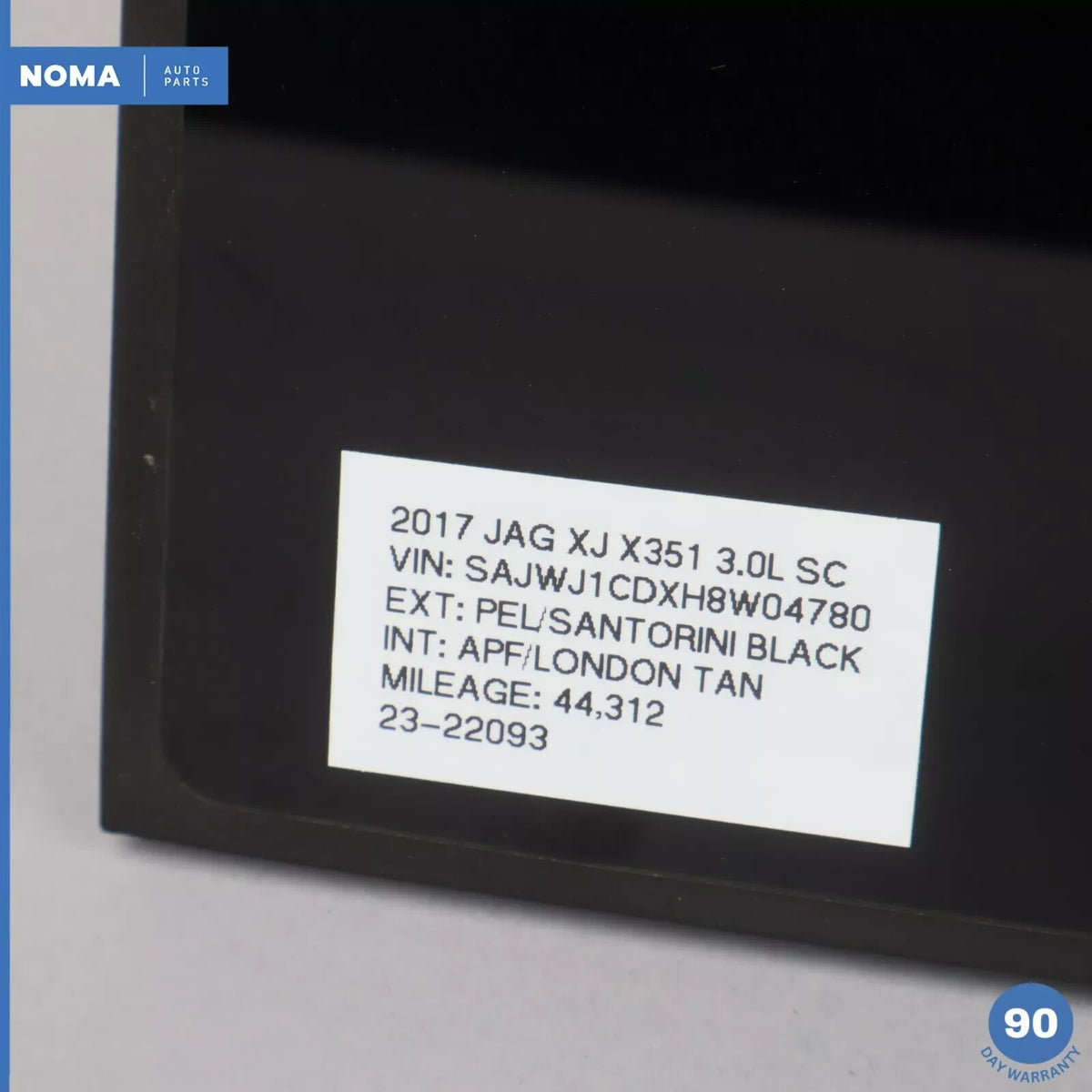 10-19 Jaguar X351 XJL XJR Center Panoramic Pano Sunroof Sun Roof Glass OEM - photo 17