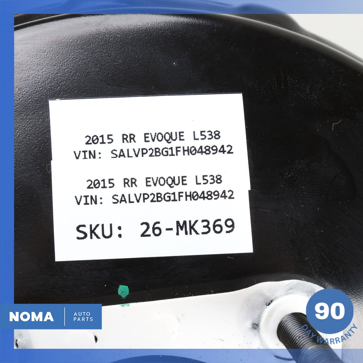 12-15 LR Range Rover Evoque L538 Brake Booster Master Cylinder Assembly OEM - photo 16