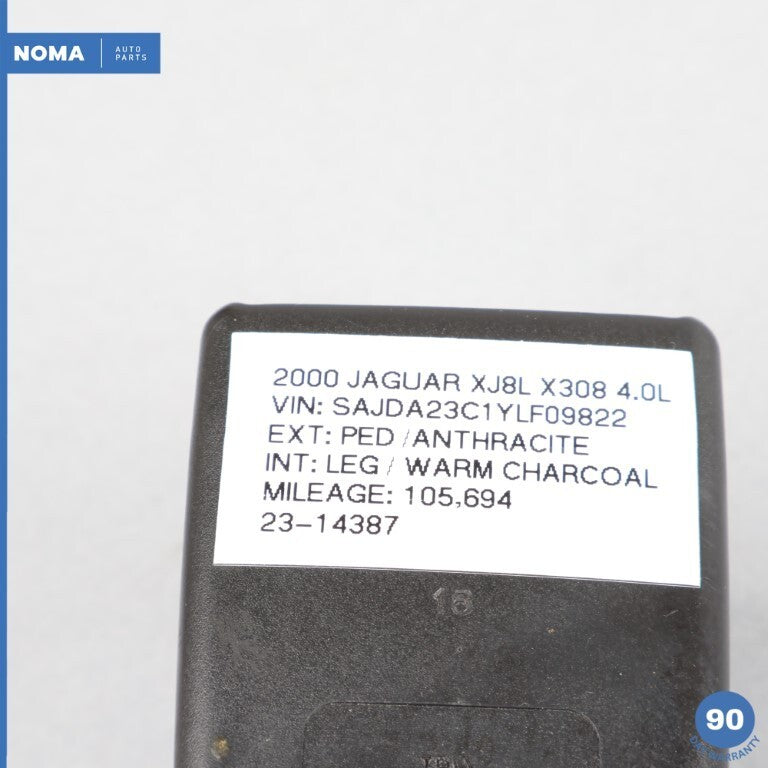 98-03 Jaguar XJ8 XJR X308 Rear Left and Center Double Seat Belt Buckle LEG OEM - photo 9