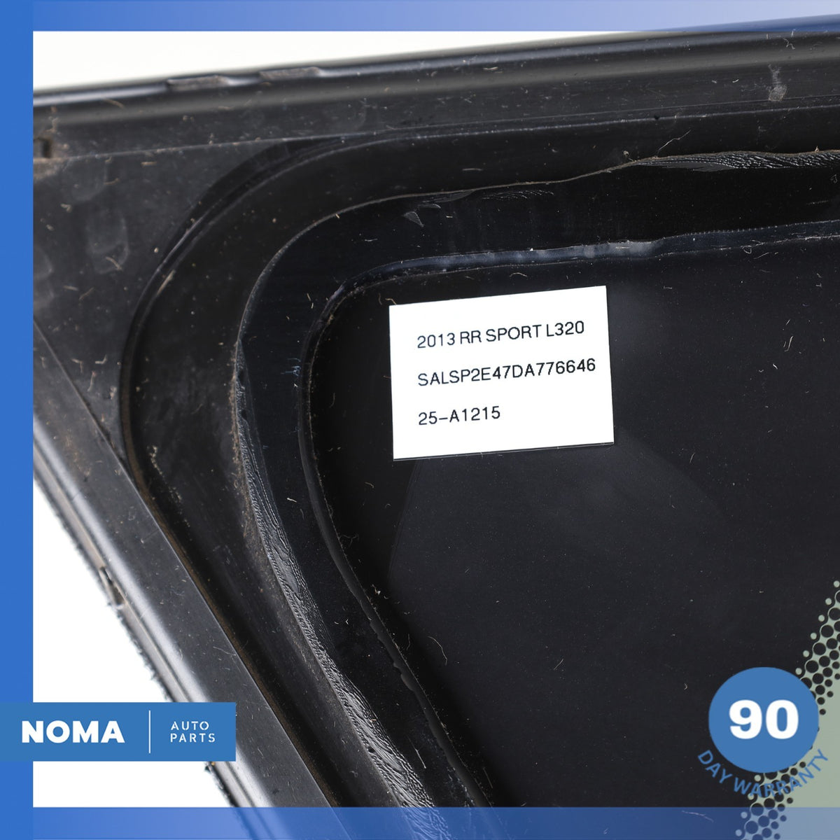 12-13 Land Rover Range Rover Sport L320 Rear Left Driver Side Quarter Glass OEM - photo 14