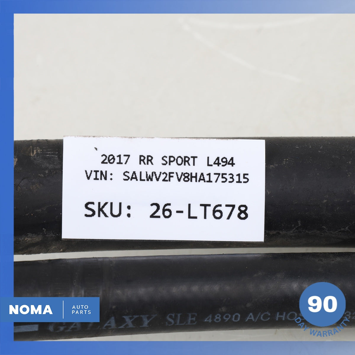 13-22 Range Rover Sport L494 A/C AC Air Conditioner Hose Tube Set OEM - photo 14