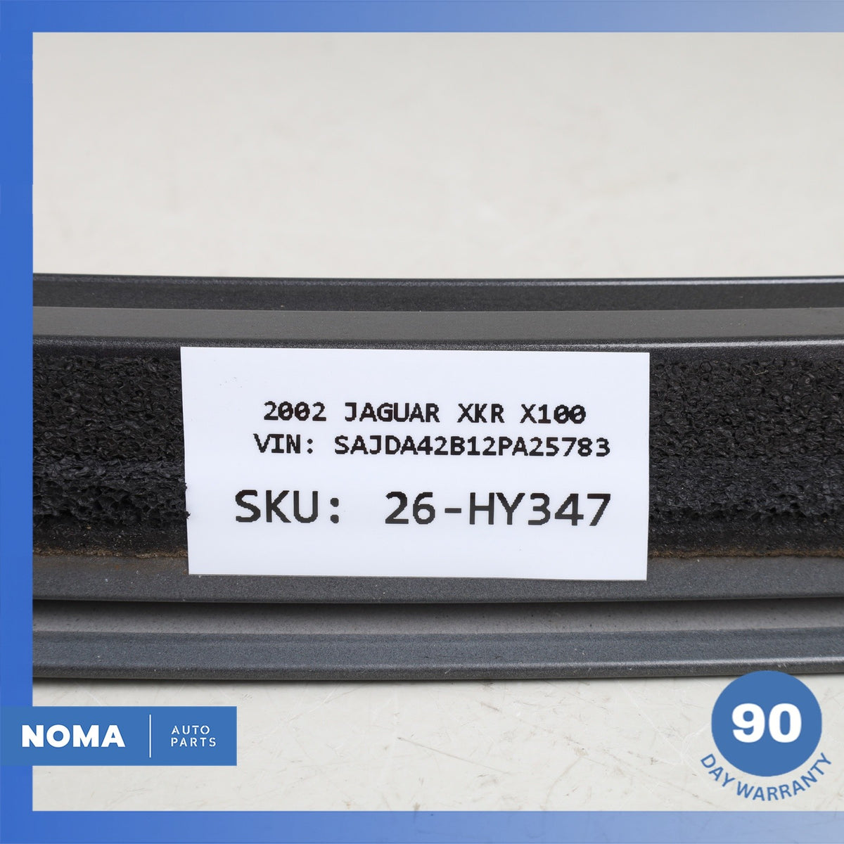 97-06 Jaguar X100 XKR XK8 Front Left Windshield Exterior A-Pillar Molding OEM - photo 13