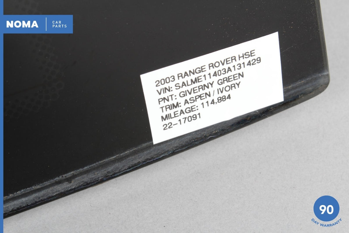 03-04 Range Rover L322 Rear Trunk Boot Tailgate Heated Window Glass OEM - photo 11