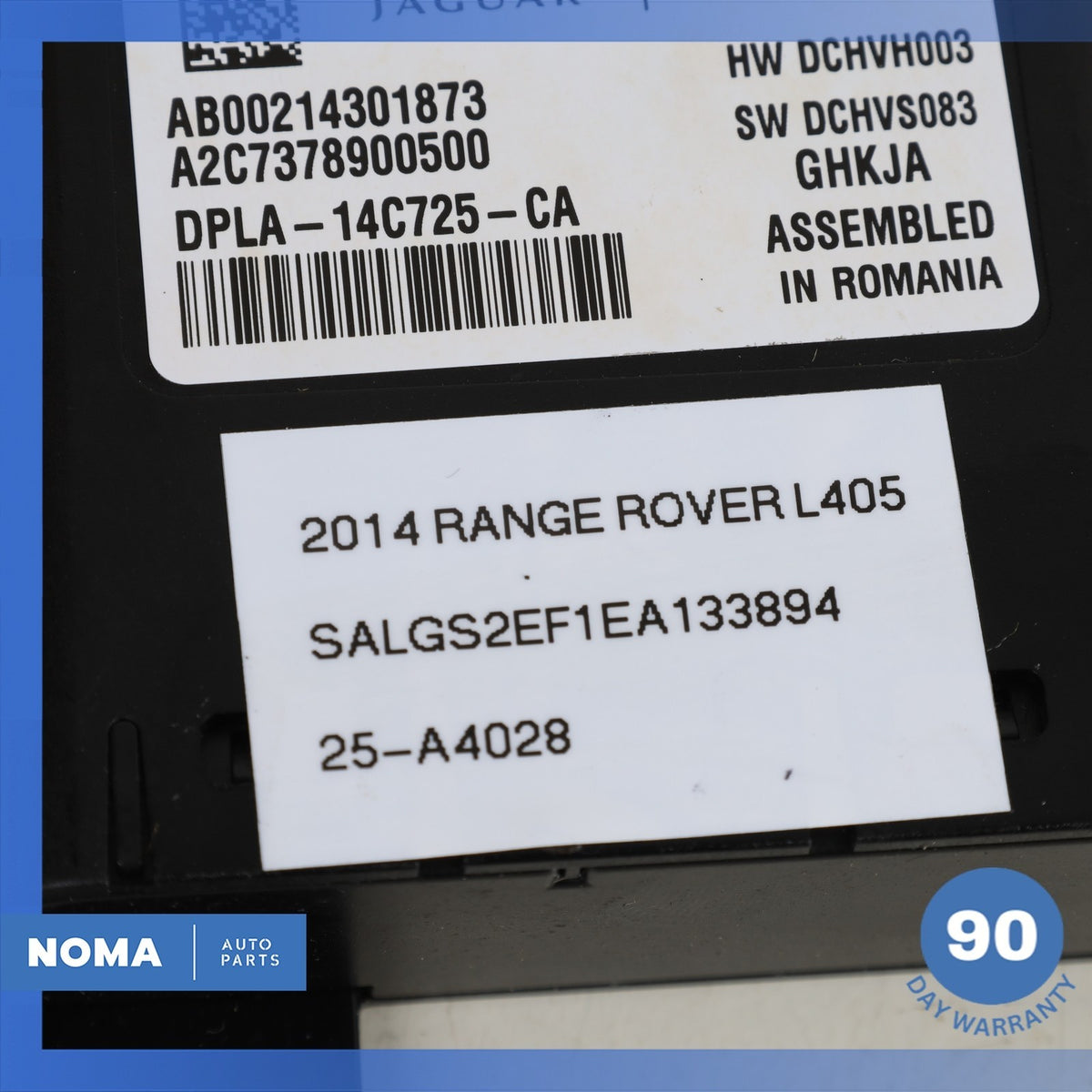 2014 LR Range Rover L405 Front Left or Right Side Heated Seat Control Module OEM - photo 5