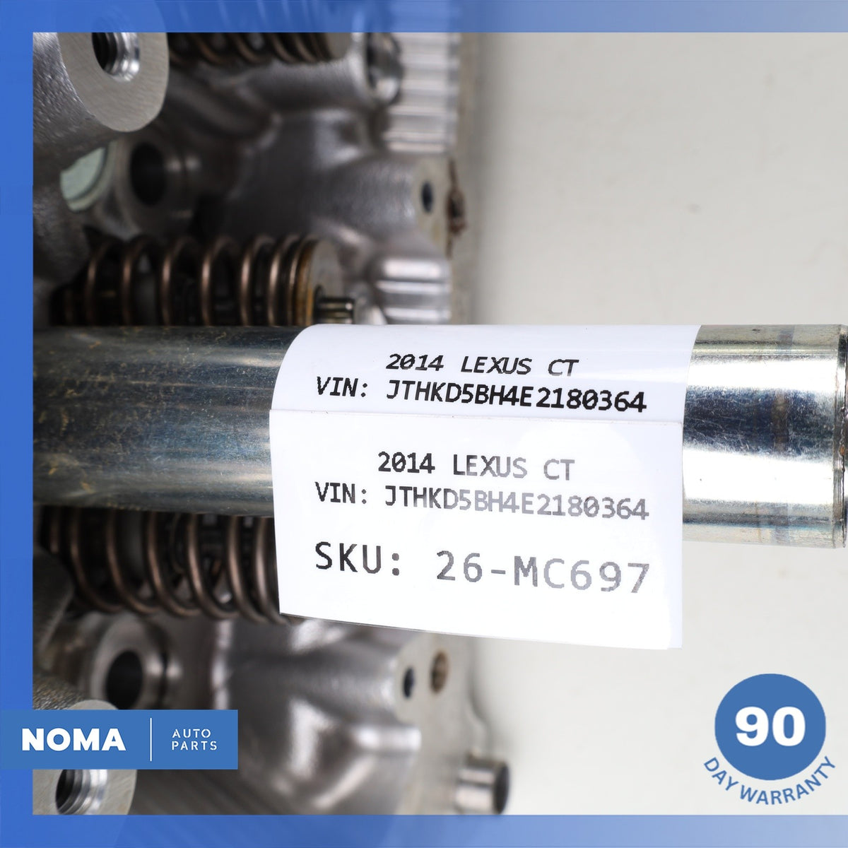 11-18 Lexus ZWA10 CT200h Prius 1.8L Hybird Engine Motor Cylinder Head OEM - photo 23