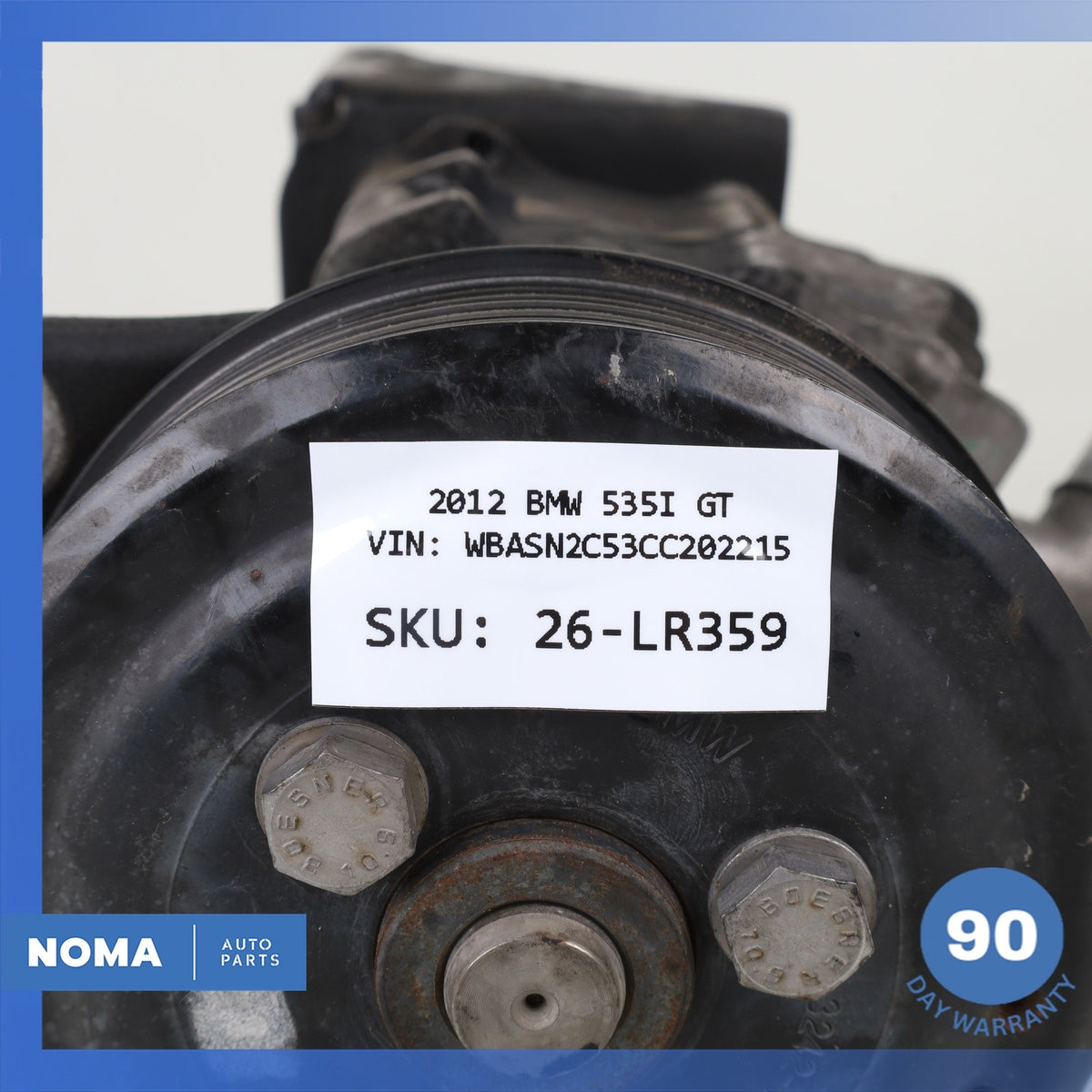 BMW F07 535i 550i GT Power Steering Tandem Pump w/ Pulley 32416794350 OEM - photo 10