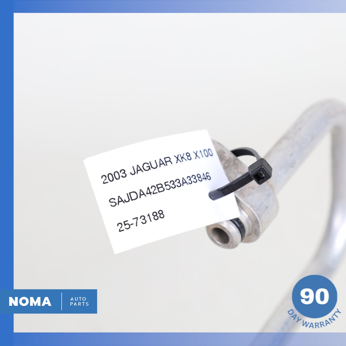 97-06 Jaguar X100 XKR XK8 A/C AC Air Conditioning Hose Line Pipe MJA7361AE OEM - photo 12