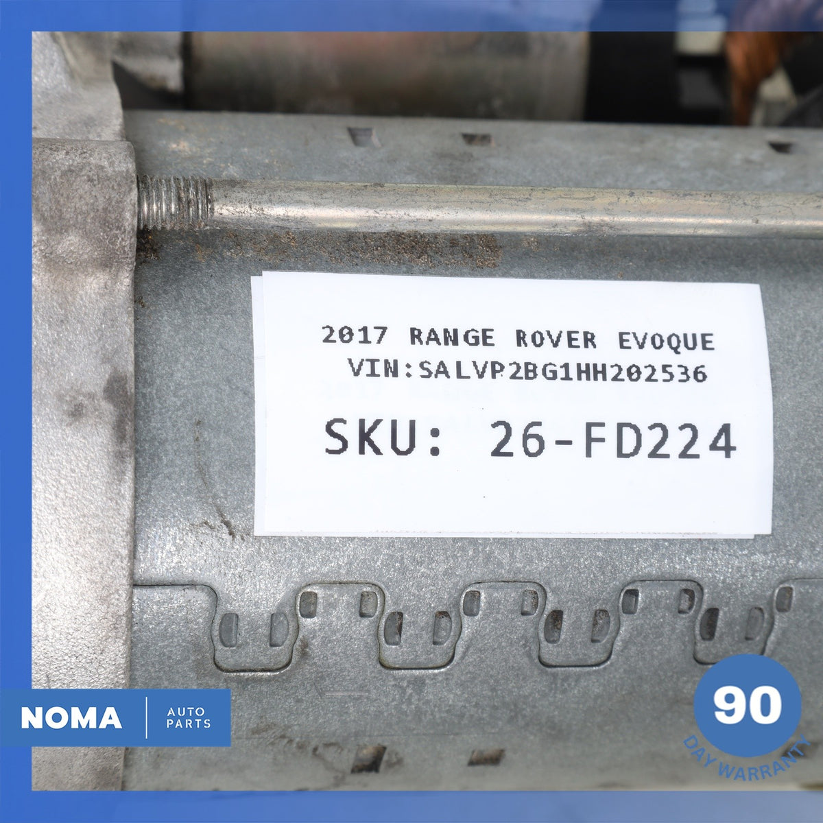 2017 LR Range Rover Evoque L538 Engine Motor Starter FK7211001AB OEM - photo 10