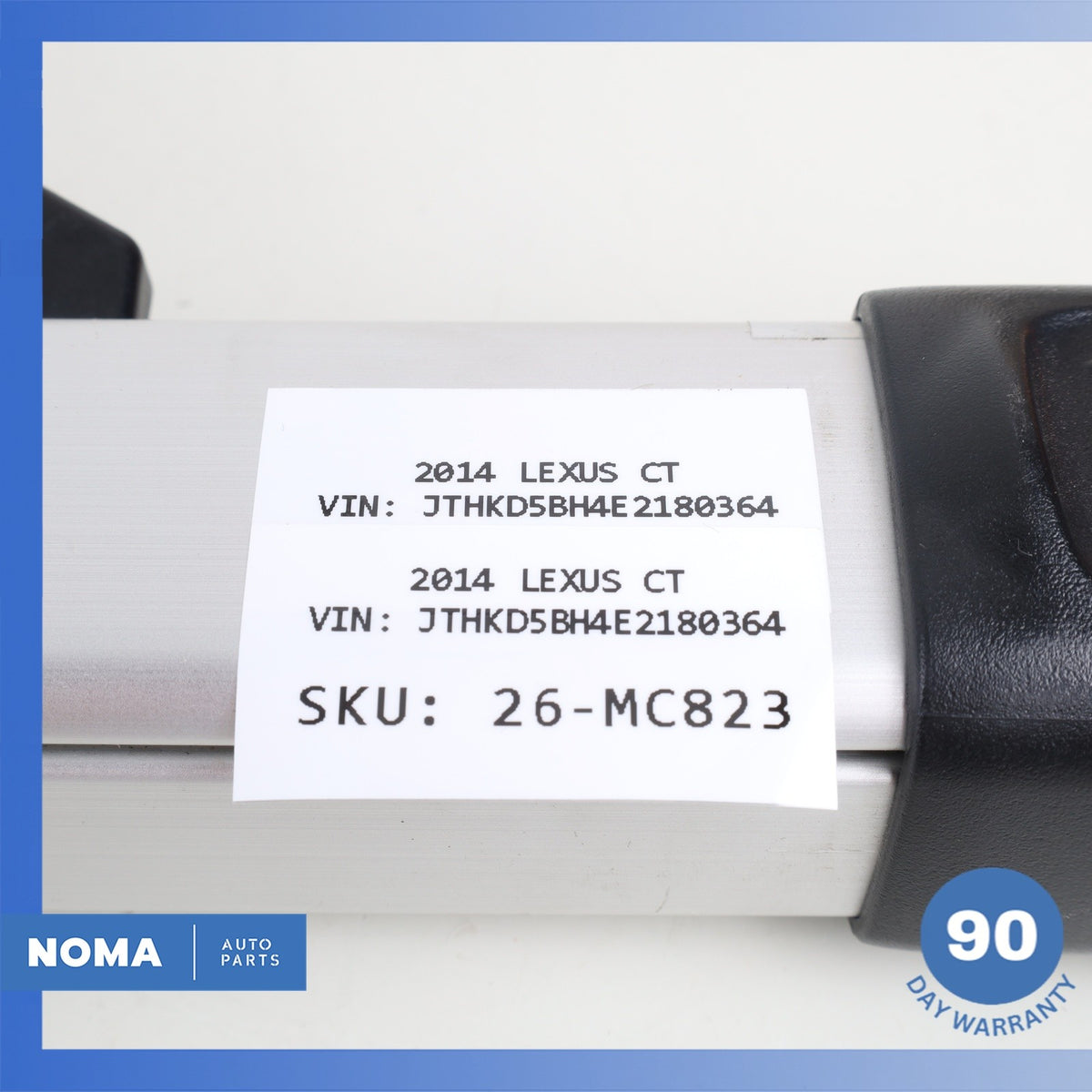 Lexus ZWA10 CT200h Trunk Cargo Roller Parcel Shelf Panel Black OEM - photo 13
