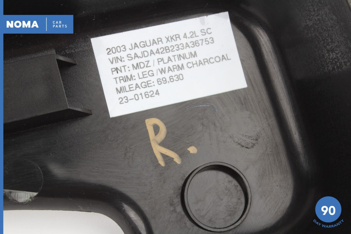01-06 Jaguar XK8 XKR X100 Front Right Passenger Seat Rail Cover Panel LEG OEM - photo 10