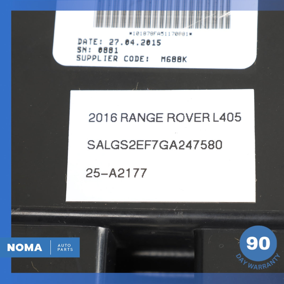 2016 Range Rover L405 Deployable Step Side Control Module Unit EK5M14C177AB OEM - photo 7