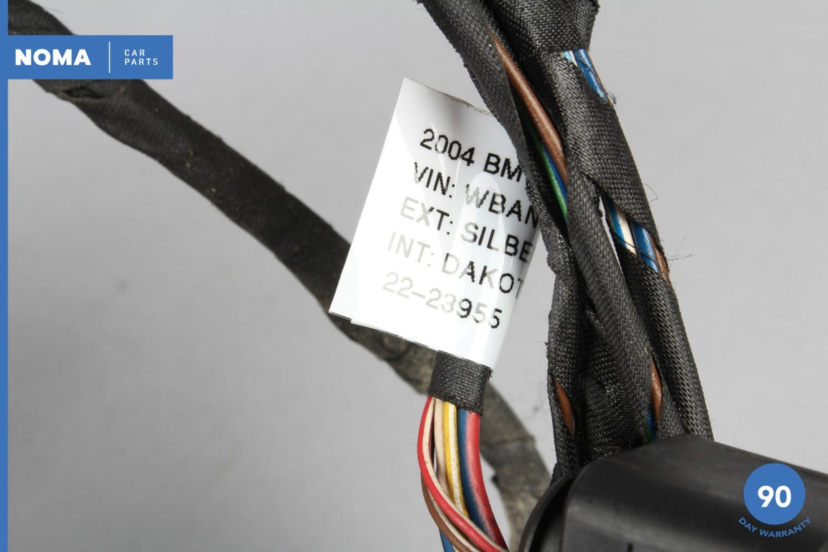 04-07 BMW E60 530i Rear Right Passenger Side Door Wire Wiring Harness OEM - photo 11