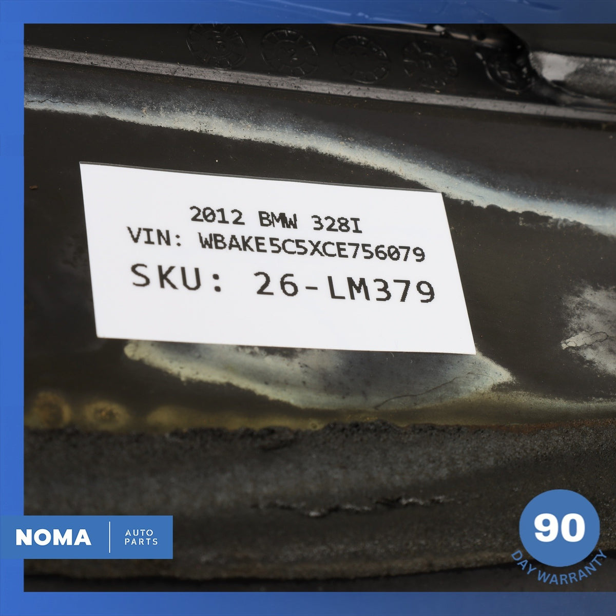 07-13 BMW E92 328i 335i Coupe Rear Left Side Quarter Window Glass OEM - photo 17